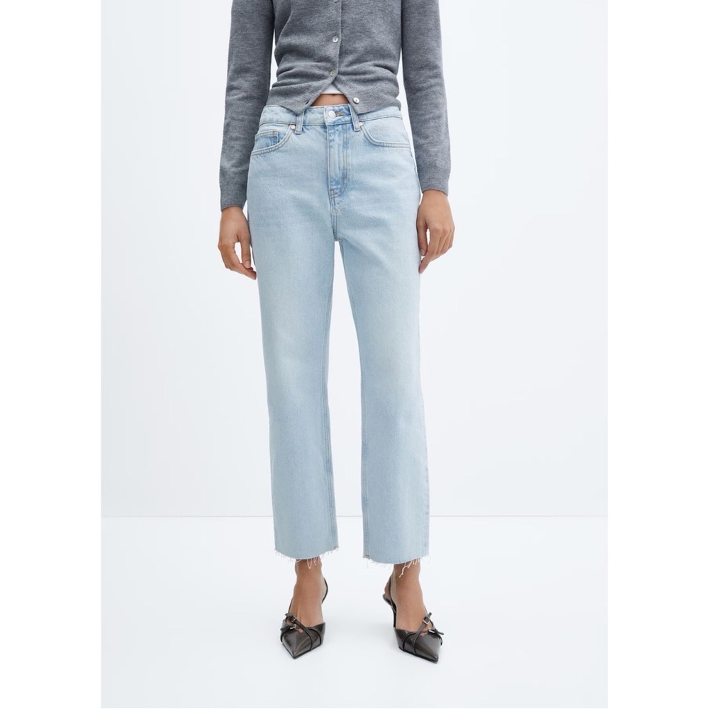 MANGO I NWT Light Blue Ankle Jeans